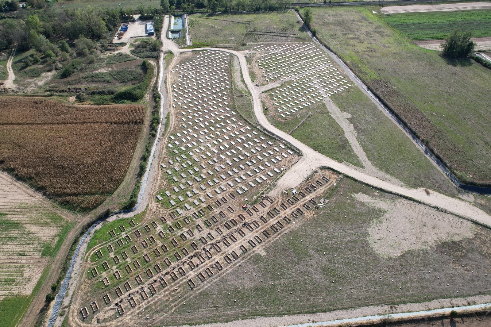 Centrale au sol ferme solaire SFECO