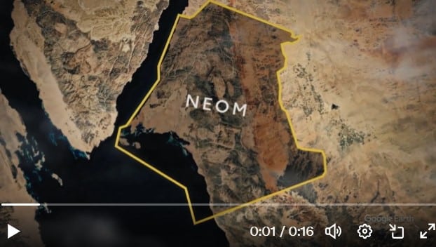 vue googlemaps du projet neom